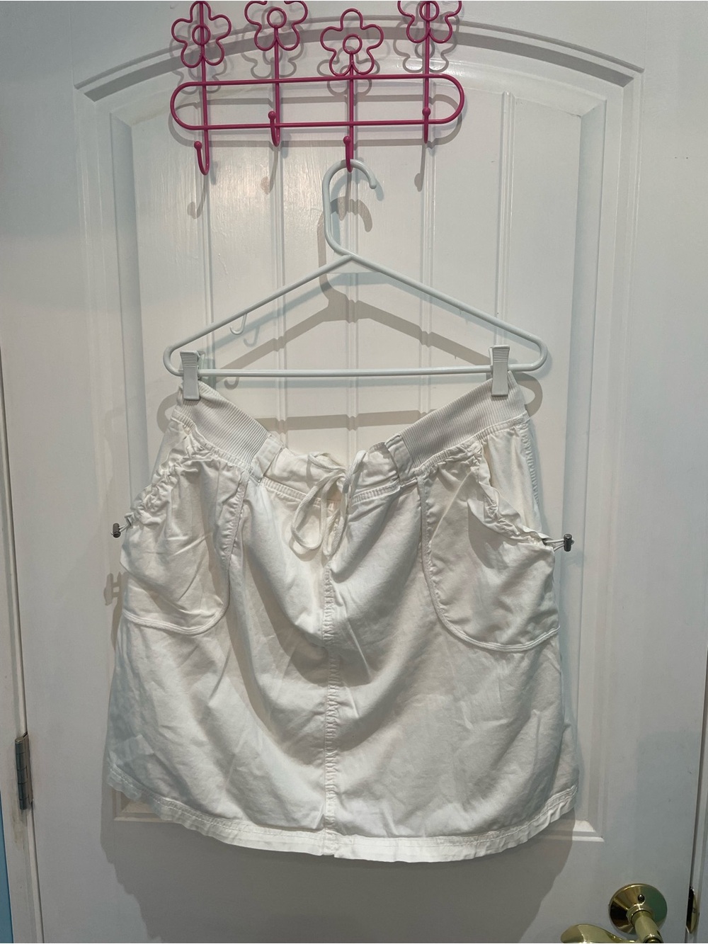 Penningtons White Drawstring Skort with Pocket Detail